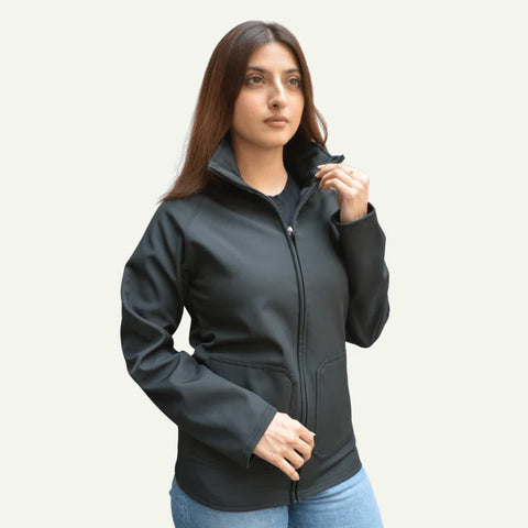 Women’s Premium Softshell Jacket – Black