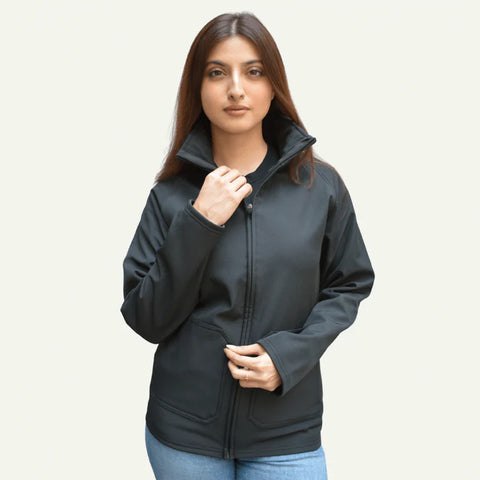 Women’s Premium Softshell Jacket – Black
