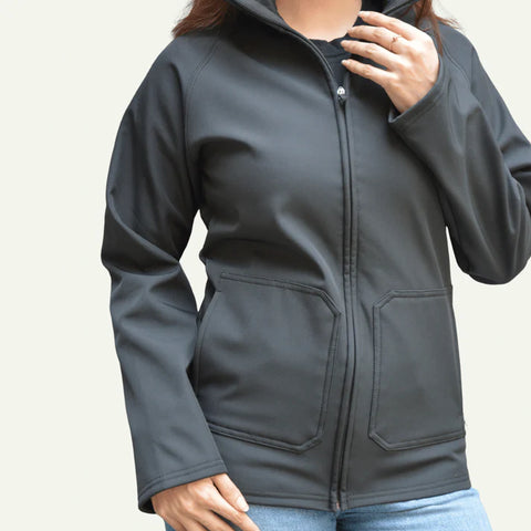 Women’s Premium Softshell Jacket – Black